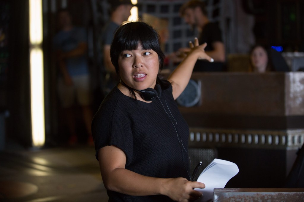 Aleysa Young, directing things.