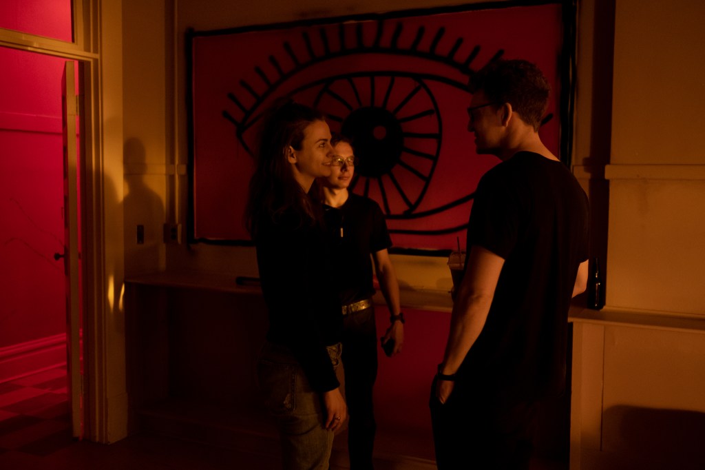 Zosia Mackenzie with some colleagues