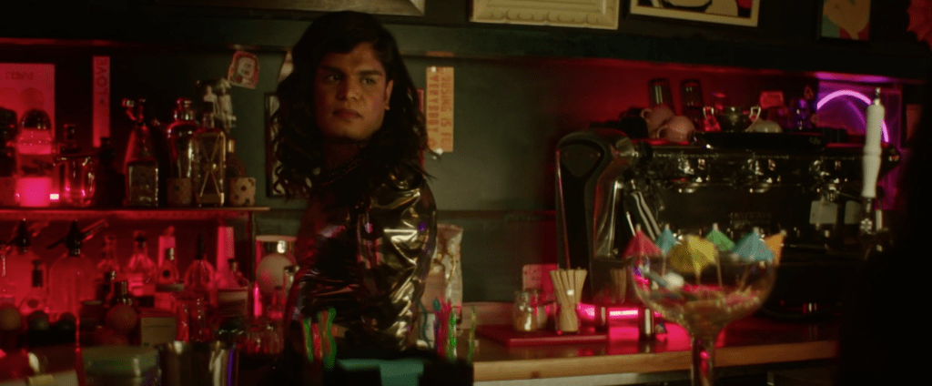 Sabi (Bilal Baig) working at Bar Bük in Sort Of.