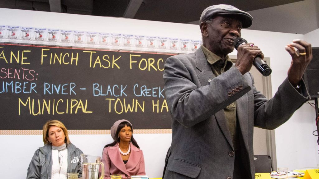 A scene from the movie Mr. Jane and Finch