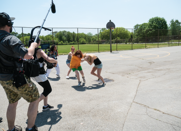 Behind the scenes of filming for Firecrackers